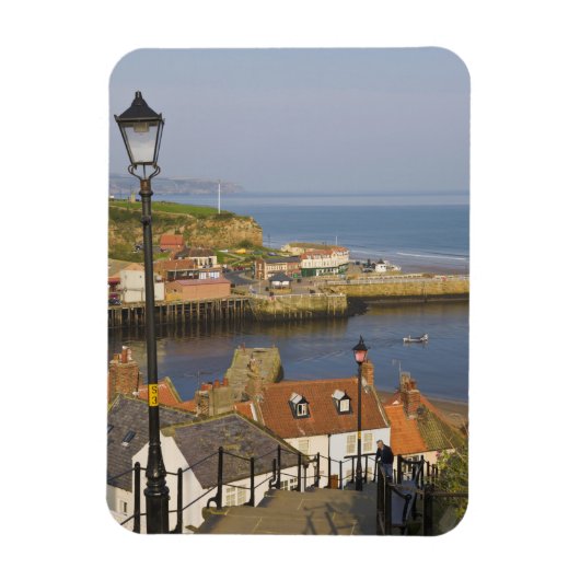 Treden naar de haven, Whitby, Noord Magneet (Verticaal)