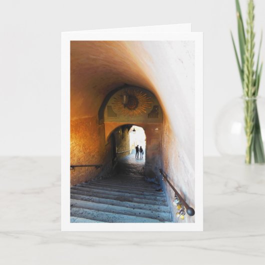 Treden van Salita Dei Borgia, Rome, Italië Kaart (Voorkant)