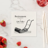 tredingpartij voor grasmaaiers, Napkins Servet (Insitu)