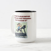 Tredmill is niet aangesloten op Funny Coffee Mok (Voorkant links)