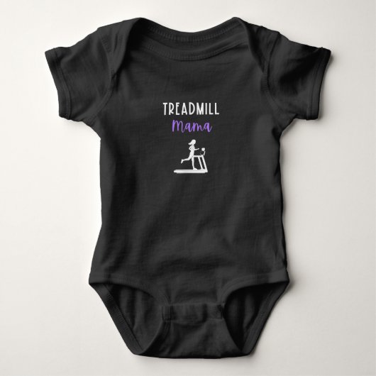 Tredmolen Mama Runner Moeder Running Workout Home Romper (Voorkant)