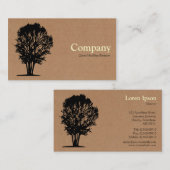 Tree 03 - Kartonnen doos Visitekaartje (Voorkant / Achterkant)