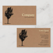 Tree 07 - Kartonnen doos Visitekaartje (Voorkant / Achterkant)