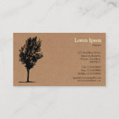 Tree 07 - Kartonnen doos Visitekaartje (Achterkant)