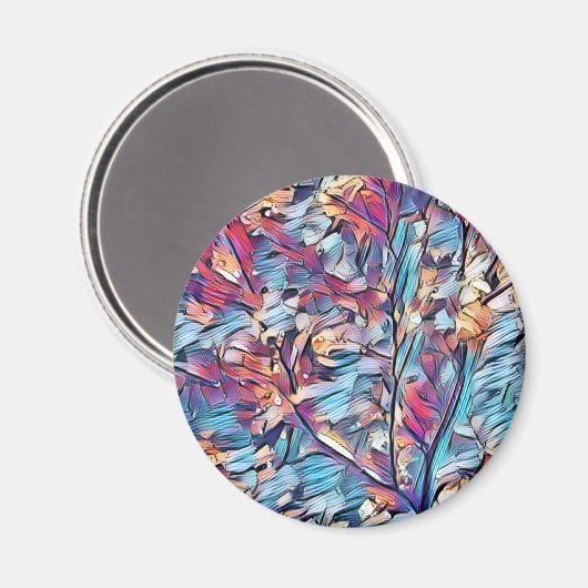 TREE ABSTRACT MAGNEET (Voorkant / Achterkant)