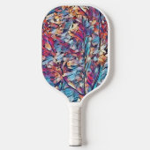 TREE ABSTRACT PICKLEBALL PADDLE (Voorkant)