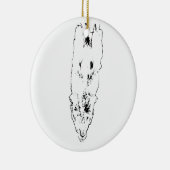 Tree accent: golden in lines keramisch ornament (Rechts)
