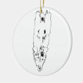 Tree accent: golden in lines keramisch ornament (Links)