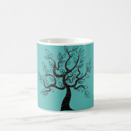 Tree Art Coffee Mok Kies kleur