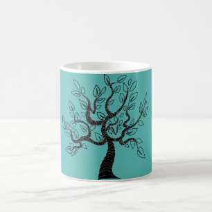 Tree Art Coffee Mok Kies kleur