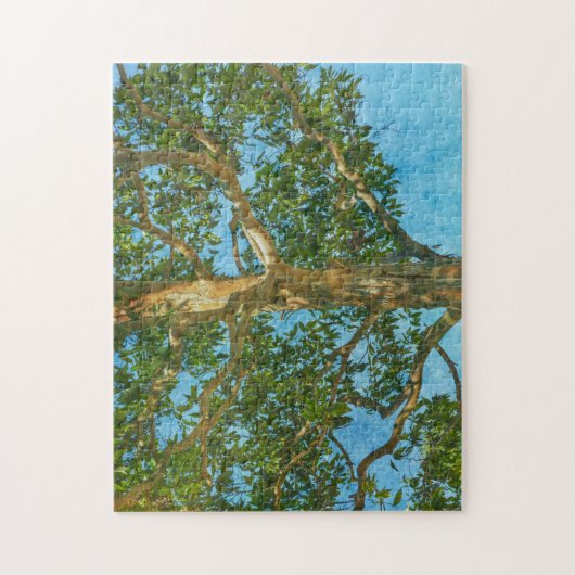  Tree Art met Blue Sky Puzzel (Verticaal)