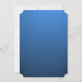 Tree Bar Mitzvah Sapphire Silhouette Kaart (Achterkant)