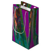 Tree bark Gift Bag Klein Cadeauzakje (Achterkant Gekanteld)