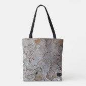 Tree Bark Grijs Bruin Rustieke Wilderness Natuur Tote Bag (Achterkant)