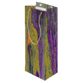 Tree bark II Gift Bag Wijn Cadeautas (Achterkant Gekanteld)