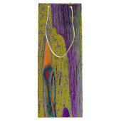 Tree bark II Gift Bag Wijn Cadeautas (Achterkant)