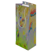 Tree bark III Gift Bag Wijn Cadeautas (Achterkant Gekanteld)