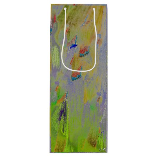 Tree bark III Gift Bag Wijn Cadeautas (Voorkant)