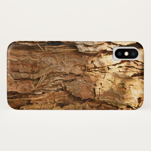 Tree Bark Natuur Pine iPhone / iPad case (Achterkant (horizontaal))