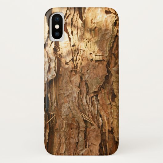 Tree Bark Natuur Pine iPhone / iPad case (Achterkant)