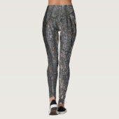 Tree Bark Tree foto print Leggings (Achterkant)