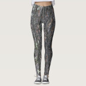 Tree Bark Tree foto print Leggings (Voorkant)