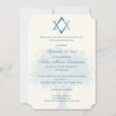 Tree Bat Mitzvah Silhouette Kaart (Voorkant)