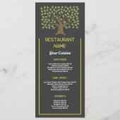 Tree Bird, Restaurant Slank Menu (Voorkant)