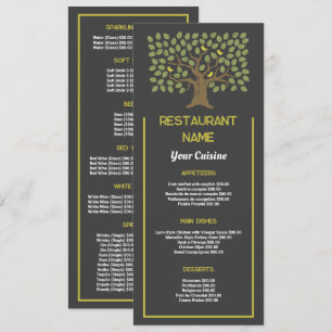 Tree Bird, Restaurant Slanke Menu