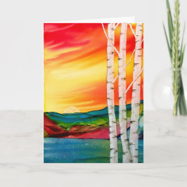 Tree Blank Wenskaart Kaart