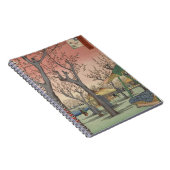 Tree Blossom Plum Garden Japans Woodblock Notitieboek (Rechterzijde)