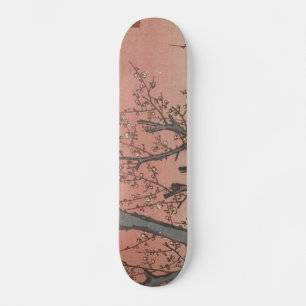 Tree Blossom Plum Garden Japans Woodblock Persoonlijk Skateboard