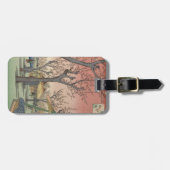 Tree Blossoms Plum Garden Japanese Bagagelabel (Voorkant horizontaal)