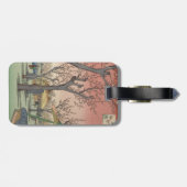 Tree Blossoms Plum Garden Japanese Bagagelabel (Achterkant horizontaal)