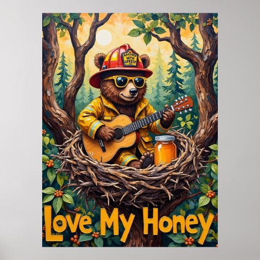 Tree-Bop Beer: Nestled Rocker Poster (Voorkant)