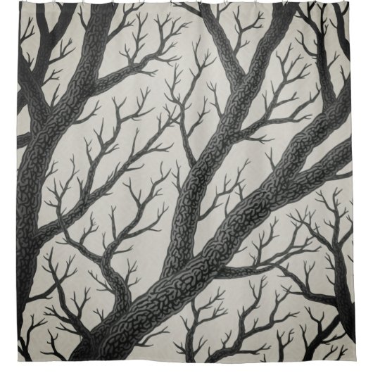 Tree Branch Douchegordijn