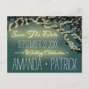 Tree Branch rustieke bruiloft Save The Date Kaarte Aankondigingskaart