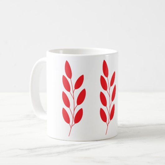 Tree Branches Coffee Mok (Voorkant links)