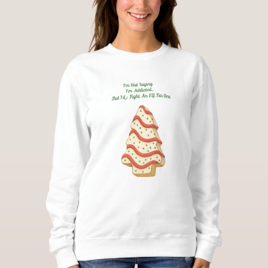 Tree Cakes – Holiday Sweatshirt (Voorkant)