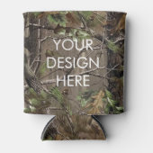 Tree Camo Koelboxxen - Voeg je Logo toe Blikjeskoeler (Voorkant)