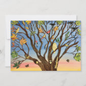 Tree Canopy Large Postcard Bedankkaart (Voorkant)
