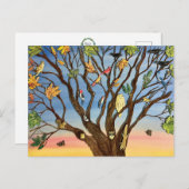 Tree Canopy Postcard Briefkaart (Voorkant / Achterkant)