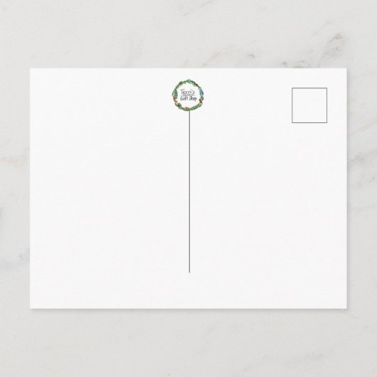 Tree Canopy Postcard Briefkaart (Achterkant)