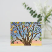 Tree Canopy Postcard Briefkaart (Staand voorkant)