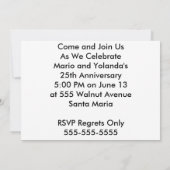 Tree Carving Invite Kaart (Achterkant)