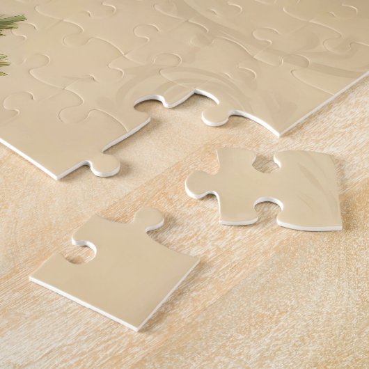 Tree Christmas Winter Aged Decoupage Legpuzzel (Zijkant)