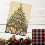 Tree Christmas Winter Aged Decoupage Tissuepapier<br><div class="desc">Dit ontwerp kan worden gepersonaliseerd door de Edit optie van het Ontwerp te kiezen. Je kunt ook overdragen naar andere objecten. Neem contact met me op via colorflowcreations@gmail.com of gebruik de chatoptie bovenaan de pagina als u dit ontwerp op een ander product wilt plaatsen of hulp nodig hebt. Bekijk meer...</div>