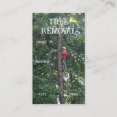 Tree Clearing Services Visitekaartje (Voorkant)
