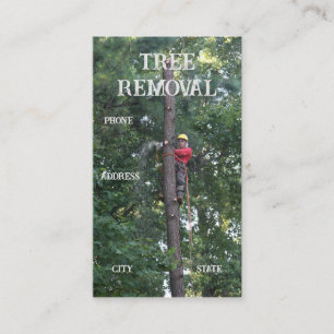 Tree Clearing Services Visitekaartje
