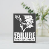 Tree Climber Failure is geen optie voor houtliefde Briefkaart (Staand voorkant)